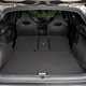 Cupra Formentor boot space, seats down, black upholstery