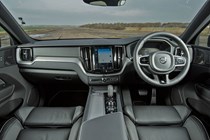 Volvo XC60, driving position, interior, steering wheel, dashboard