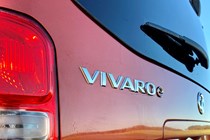 Orange 2021 Vauxhall Vivaro-e Life tailgate badge