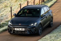 Cupra Leon Estate (2024) front driving