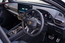 Cupra Leon Estate (2024) steering wheel