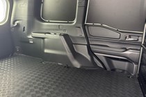Image of the Toyota Land Cruiser Commercial's load bay, viewed through the open right rear door