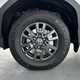 Close-up image of a Toyota Land Cruiser Commercial's front right alloy wheel