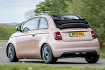 Fiat 500 Electric Convertible review rear view