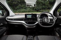 Fiat 500 Electric (2021) interior view