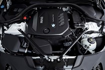 BMW 2017 5-Series Touring engine bay
