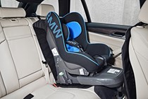 BMW 5 Series Touring rear seat with Isofix child seat