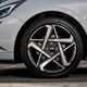Hyundai i20 review: alloy wheel detail shot, silver paint
