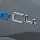 Grey 2021 Citroen e-C4 rear badge detail