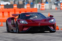 Ford GT driving front