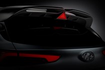 Hyundai Kona N (2021) rear spoiler