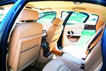 WCPGW: The Maserati Quattroporte, interior, rear seats, cream, doors open