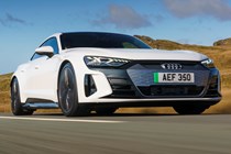 Audi E-Tron GT review - front view driving