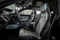 Audi E-Tron GT review - front seats