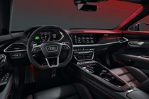 Audi E-Tron GT (2021) interior view