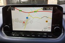 Nissan Qashqai navigation screen