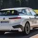 BMW iX review (2021) rear view, driving