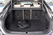 BMW i4 boot space with seats upright