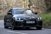 BMW i4 grey front