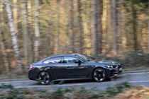 BMW i4 in grey side