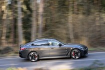 BMW i4 in grey side