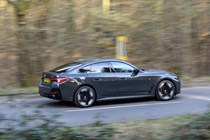 BMW i4 in grey side