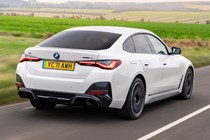 BMW i4 rear tracking