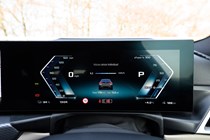 BMW i4 digital instrument cluster