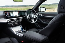 BMW i4 review (2022) interior view