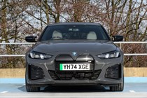 BMW i4 in grey, front