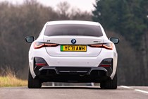 BMW i4 review (2022) rear view