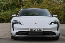 Porsche Taycan Cross Turismo review - dead-on front view