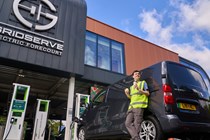 Charging your electric van over breakfast could be enough for the week