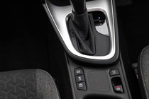 Gear and mode selectors in the Toyota Yaris Cross