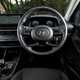 Hyundai Bayon (2025) review: steering wheel and digital gauge cluster