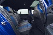 Volkswagen Golf R (2021) review, rear seats