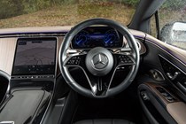 Mercedes EQS review - steering wheel