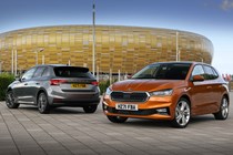 Skoda Fabia review (2022) front and rear