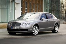 What could possibly go wrong: the Bentley Continental Flying Spur can be yours for less than £15,000. Front three quarter view.