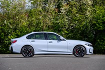 BMW 330e side shot
