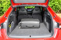 Skoda Enyaq Coupe all seats folded.