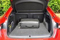 Skoda Enyaq Coupe boot space below parcel shelf