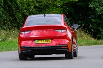 Skoda Enyaq Coupe Sportline in red