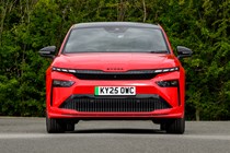Skoda Enyaq Coupe Sportline in red