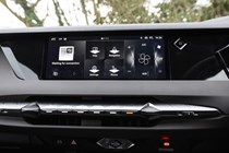 Image of the DS 4's infotainment system home screen