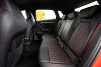 Audi RS 3 review (2021) rear seat view