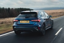 Audi A3 TFSI e Black Edition in blue