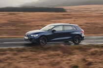 Audi A3 TFSI e Black Edition in blue