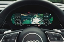 Audi A3 TFSI e digital instrument cluster