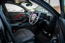 Vauxhall Astra GS-Line front seats